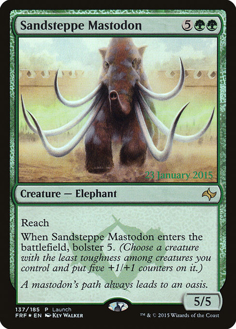 Sandsteppe Mastodon (PFRF) (Foil) (#137)