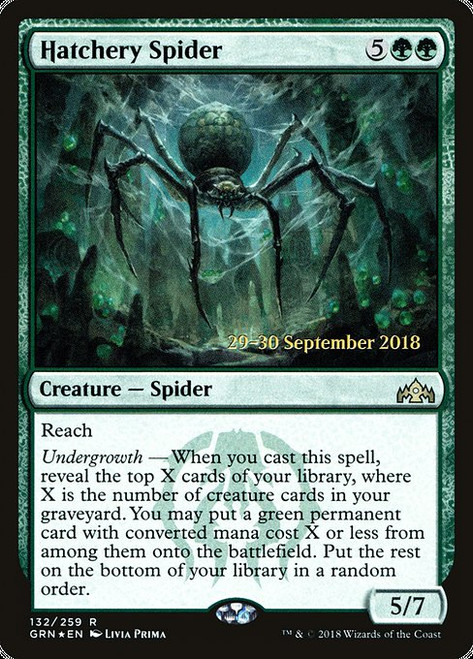 Hatchery Spider (PGRN) (Foil) (#132s)
