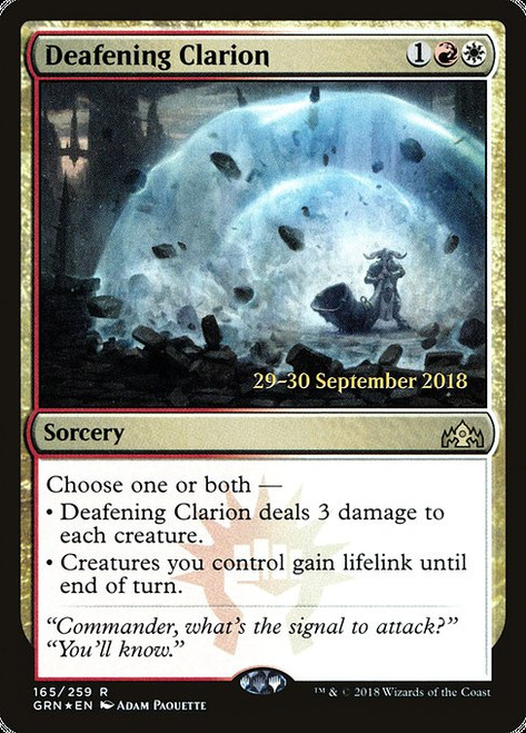 Deafening Clarion (PGRN) (Foil) (#165s)