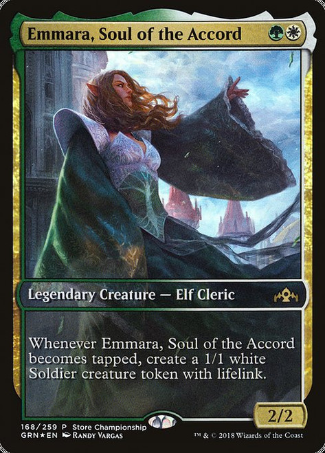 Emmara, Soul of the Accord (PGRN) (Foil) (Full Art) (#168)