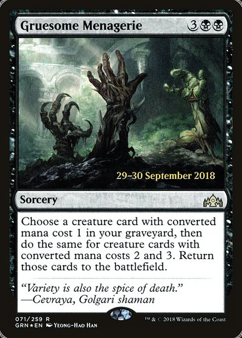 Gruesome Menagerie (PGRN) (Foil) (#71s)