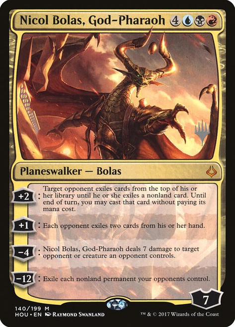 Nicol Bolas, God-Pharaoh (PHOU) (Foil) (#140p)