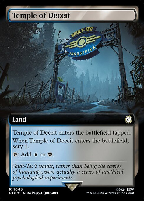 Temple of Deceit (PIP) (SurgeFoil) (Extended Art) (#1045)