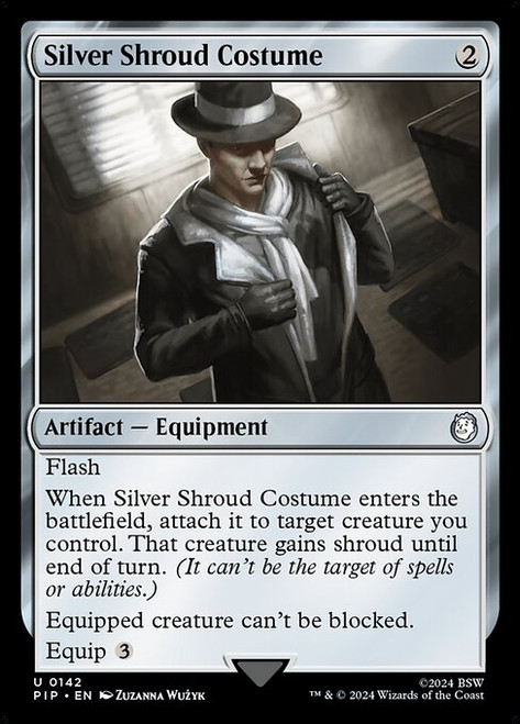 Silver Shroud Costume (PIP) (#142)