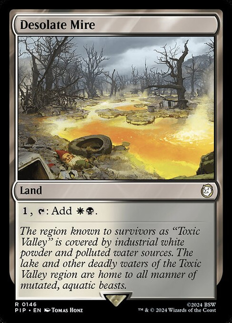 Desolate Mire (PIP) (Foil) (#146)