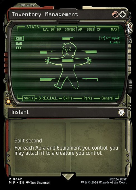 Inventory Management (PIP) (Foil) (Showcase) (#342)