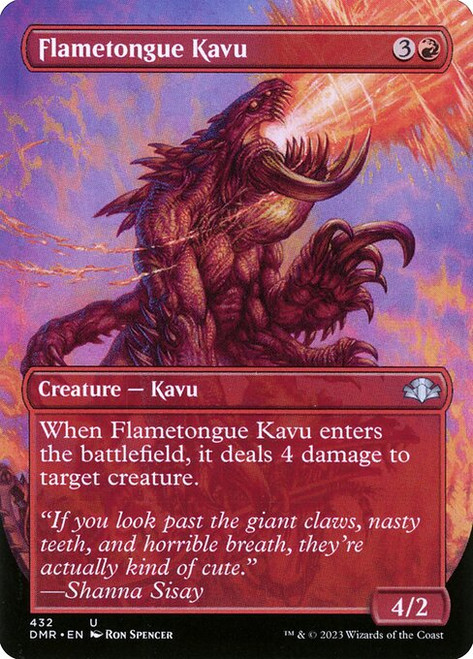 Flametongue Kavu (DMR) (Full Art) (#432)