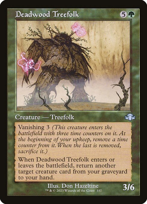 Deadwood Treefolk (DMR) (Foil) (#337)