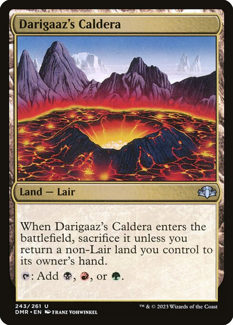 Darigaaz's Caldera (DMR) (Foil) (#243)