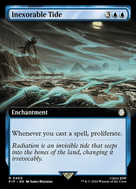 Inexorable Tide (PIP) (Foil) (Extended Art) (#460)