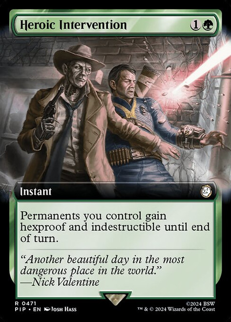 Heroic Intervention (PIP) (Foil) (Extended Art) (#471)