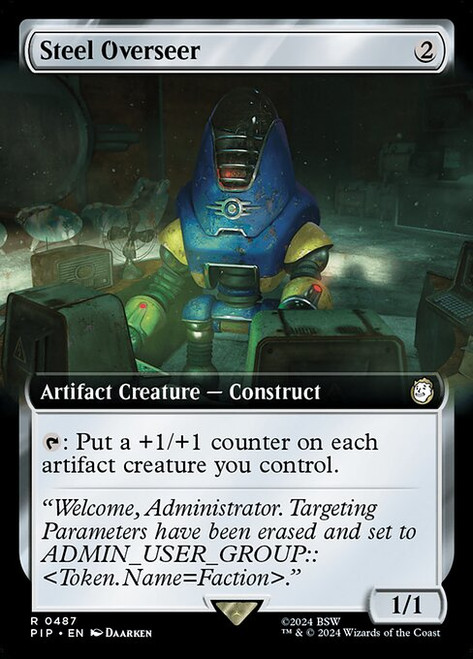 Steel Overseer (PIP) (Foil) (Extended Art) (#487)