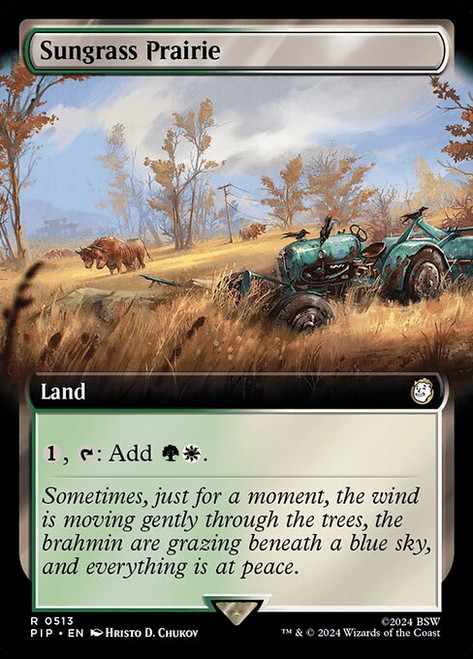Sungrass Prairie (PIP) (Foil) (Extended Art) (#513)