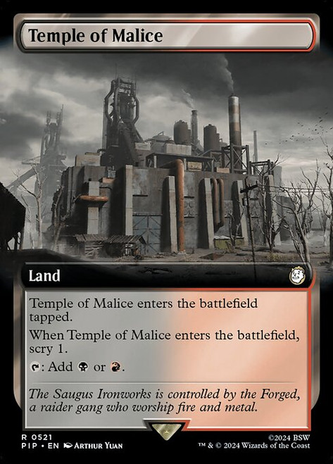 Temple of Malice (PIP) (Foil) (Extended Art) (#521)
