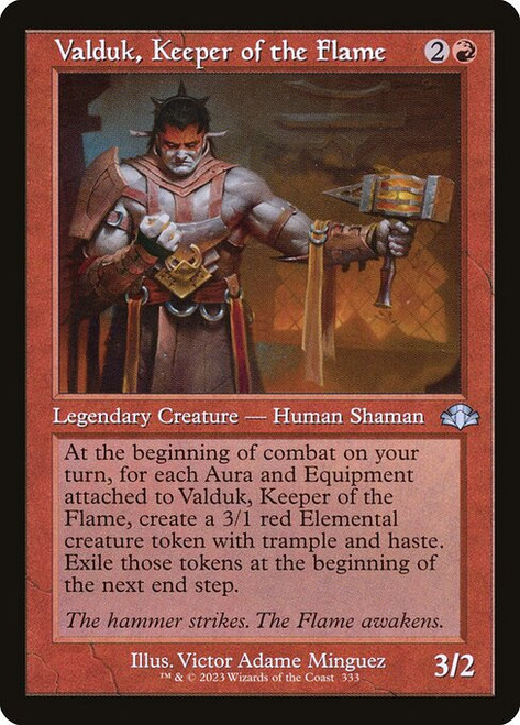 Valduk, Keeper of the Flame (DMR) (Foil) (#333)