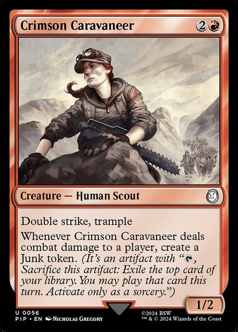 Crimson Caravaneer (PIP) (Foil) (#56)