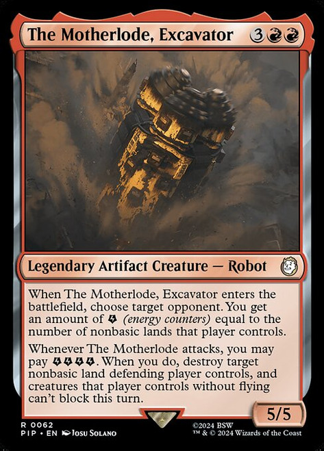 The Motherlode, Excavator (PIP) (Foil) (#62)