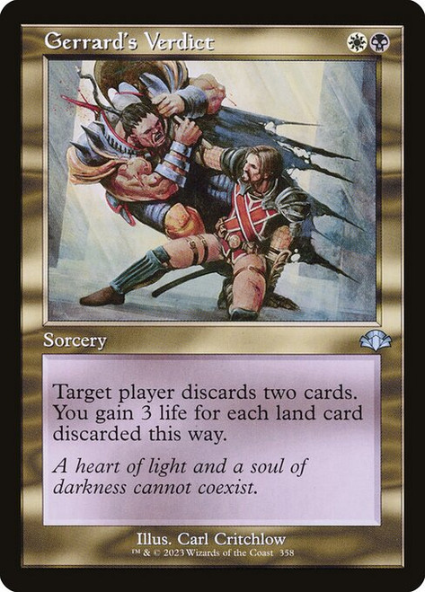 Gerrard's Verdict (DMR) (Foil) (#358)