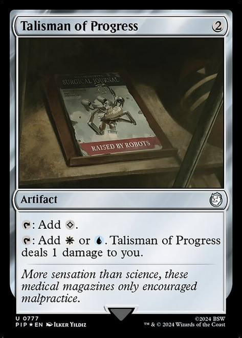 Talisman of Progress (PIP) (SurgeFoil) (#777)