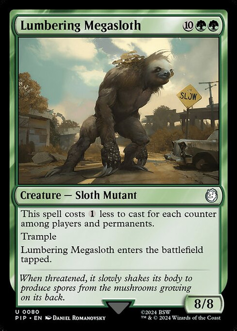 Lumbering Megasloth (PIP) (Foil) (#80)