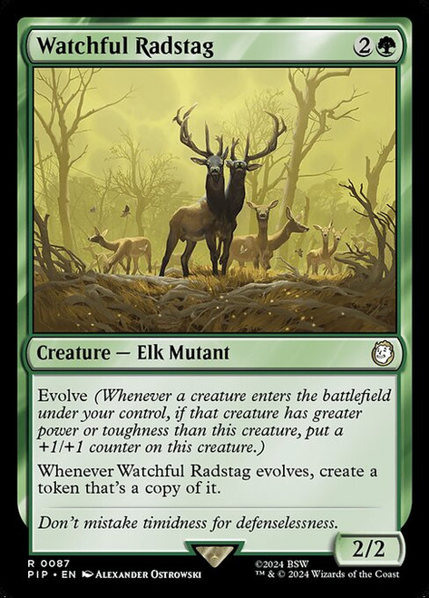 Watchful Radstag (PIP) (Foil) (#87)