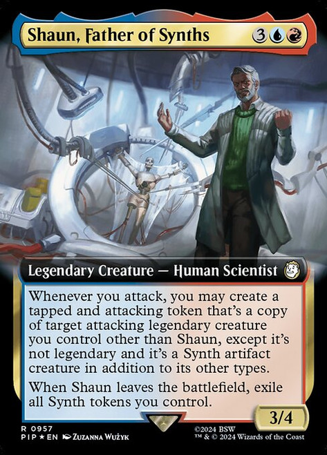 Shaun, Father of Synths (PIP) (SurgeFoil) (Extended Art) (#957)