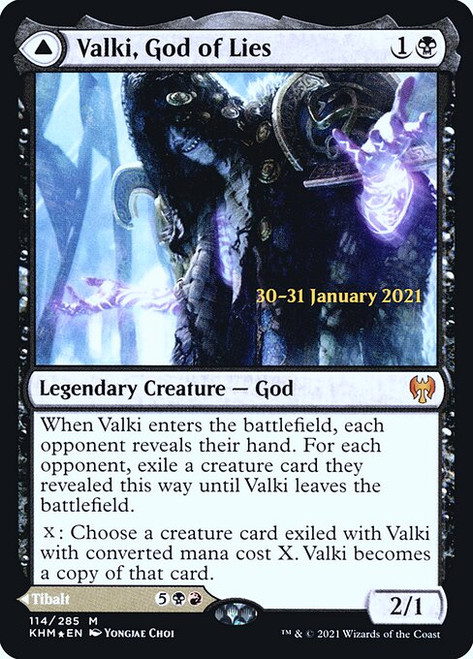 Valki, God of Lies // Tibalt, Cosmic Impostor (PKHM) (Foil) (#114s)