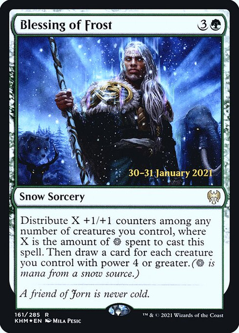 Blessing of Frost (PKHM) (Foil) (#161s)