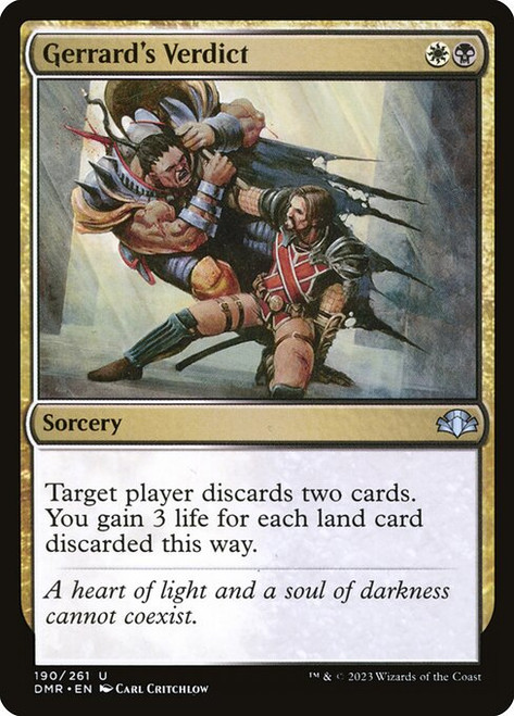 Gerrard's Verdict (DMR) (Foil) (#190)