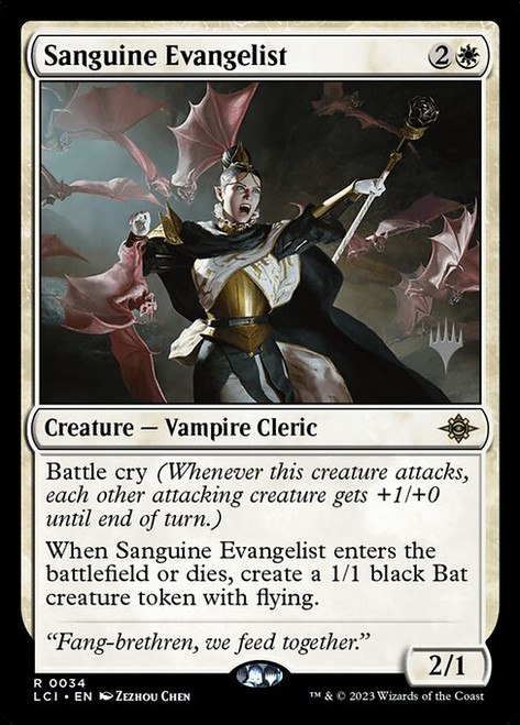 Sanguine Evangelist (PLCI) (Foil) (#34p)