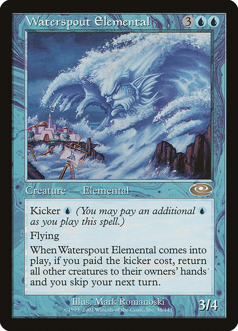 Waterspout Elemental (PLS) (Foil) (#38)