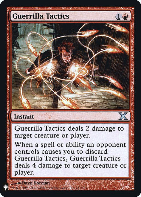 Guerrilla Tactics (PLST) (Foil) (#10E-211)