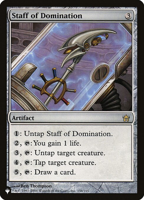 Staff of Domination (PLST) (#5DN-156)