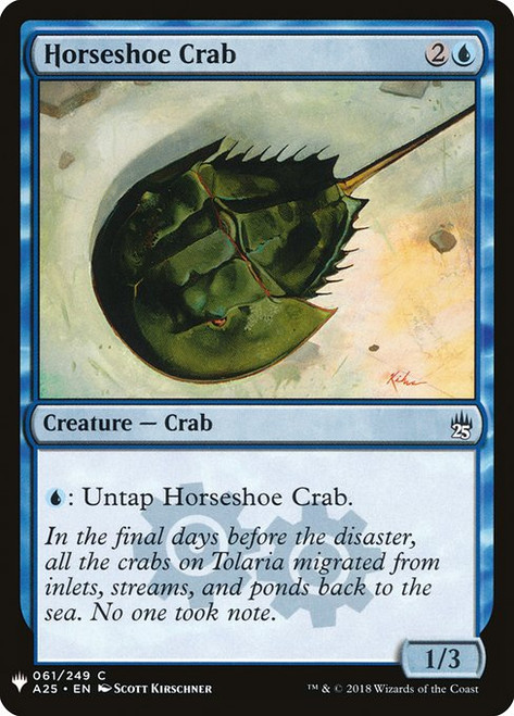 Horseshoe Crab (PLST) (#A25-61)