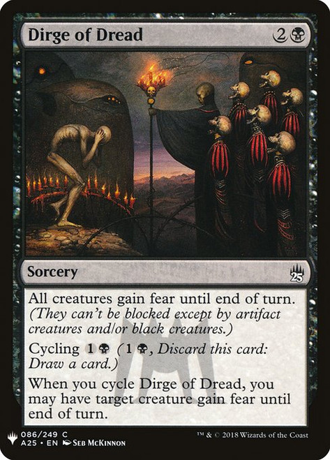 Dirge of Dread (PLST) (#A25-86)