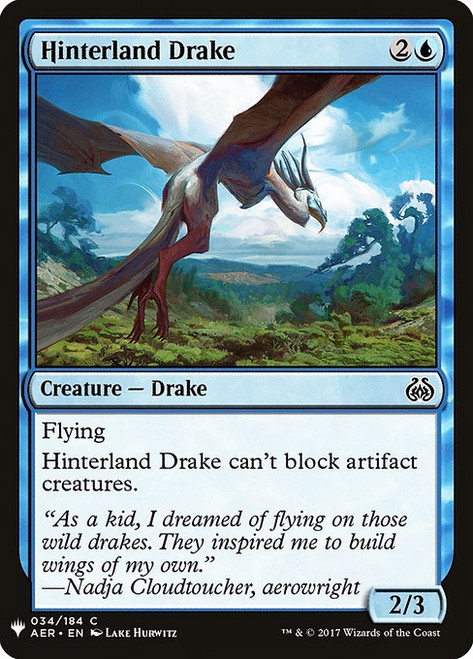 Hinterland Drake (PLST) (#AER-34)