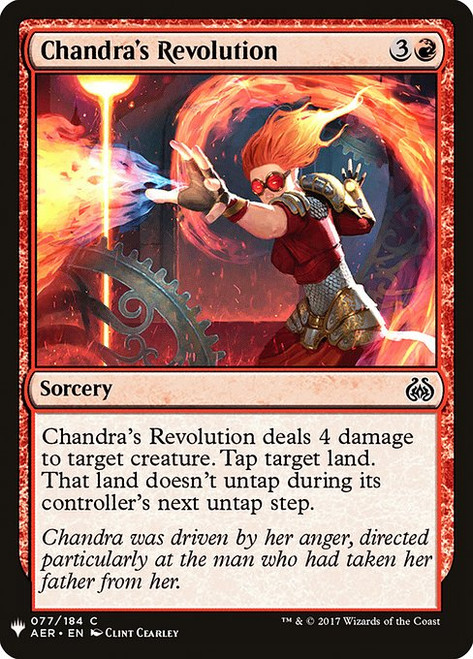 Chandra's Revolution (PLST) (#AER-77)