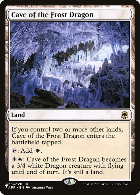 Cave of the Frost Dragon (PLST) (#AFR-253)