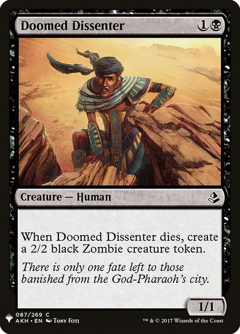 Doomed Dissenter (PLST) (#AKH-87)