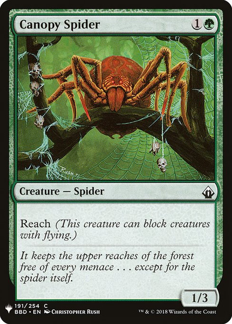 Canopy Spider (PLST) (#BBD-191)