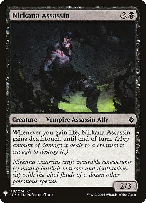 Nirkana Assassin (PLST) (#BFZ-118)