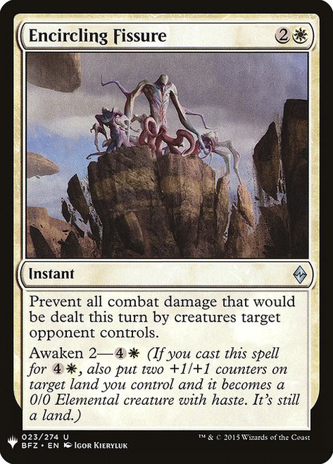 Encircling Fissure (PLST) (#BFZ-23)