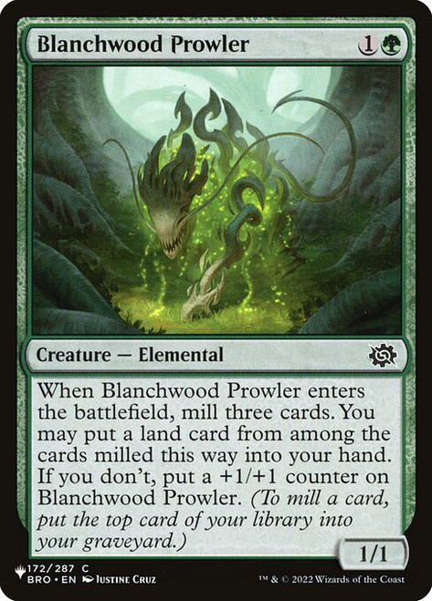 Blanchwood Prowler (PLST) (#BRO-172)