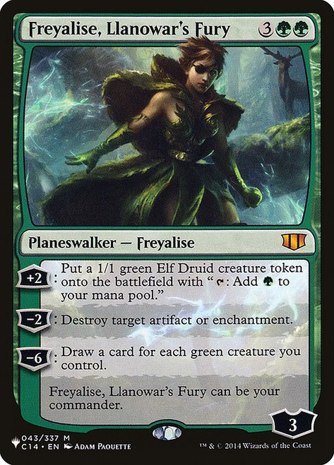 Freyalise, Llanowar's Fury (PLST) (#C14-43)