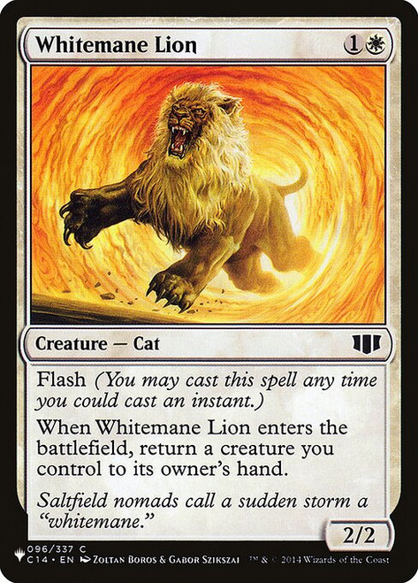 Whitemane Lion (PLST) (#C14-96)