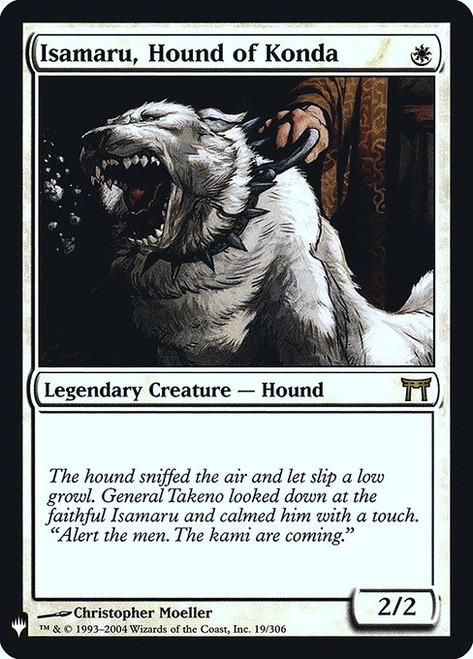 Isamaru, Hound of Konda (PLST) (Foil) (#CHK-19)