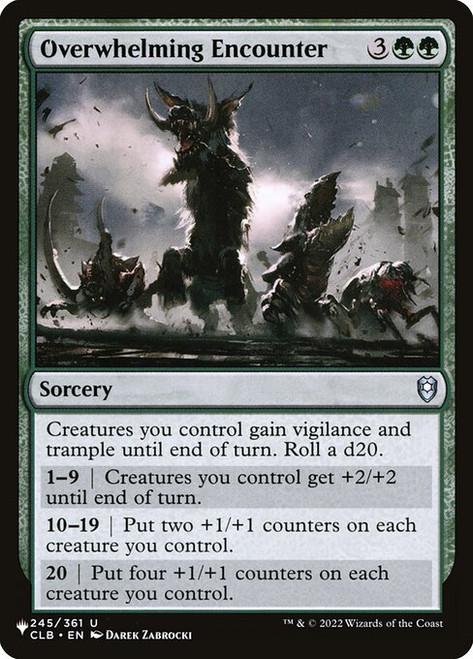 Overwhelming Encounter (PLST) (#CLB-245)