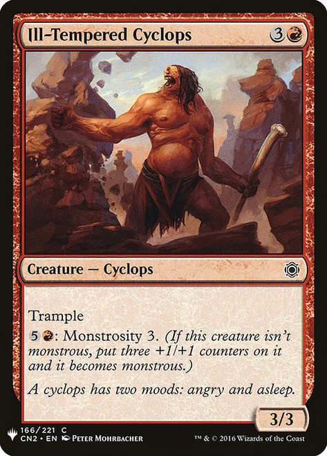 Ill-Tempered Cyclops (PLST) (#CN2-166)