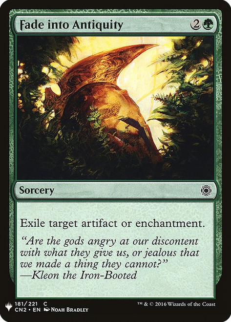 Fade into Antiquity (PLST) (#CN2-181)
