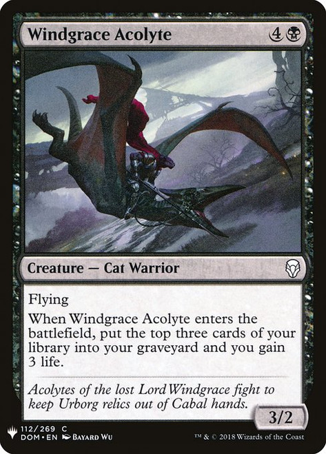 Windgrace Acolyte (PLST) (#DOM-112)